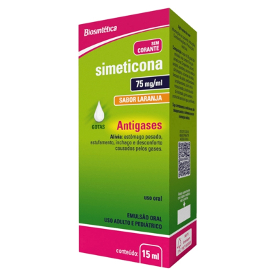 Simeticona 75mg/ml emul or 15ml bio