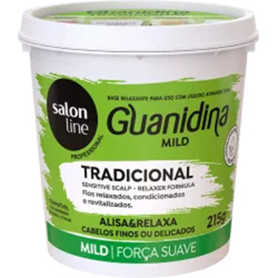 Relaxante salon line 215g tradicional guanidina mild suave