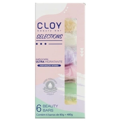 SABONETE CLOY CREME HIDR SORTIDOS 80G KIT