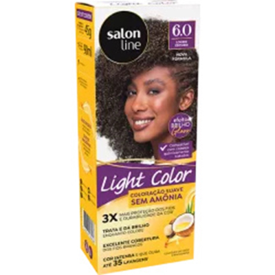 Tint. salon line light color 6.0 louro escuro tonalizante