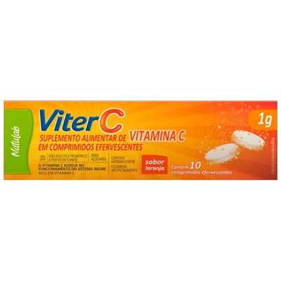 Viter c 1g c/10 cp eferv vitamina c