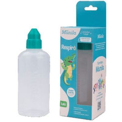 Garrafa de lavagem nasal 220ml (respiro) - munila