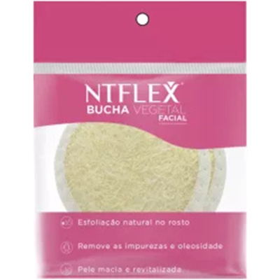 Bucha facial ntflex 4346 vegetal 2un