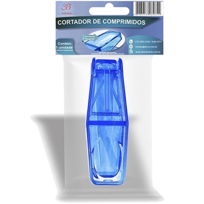 Cortador de comprimidos 3b azul