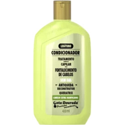 Cond. gota dourada 340ml anti, dourada cond antiq 430ml