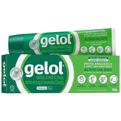 Gelol tubo 20 gr tubo 20 gr, pom derm ct bg al x 20 g