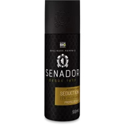 Des. senador spray 90ml seduction, senador seduction 90ml
