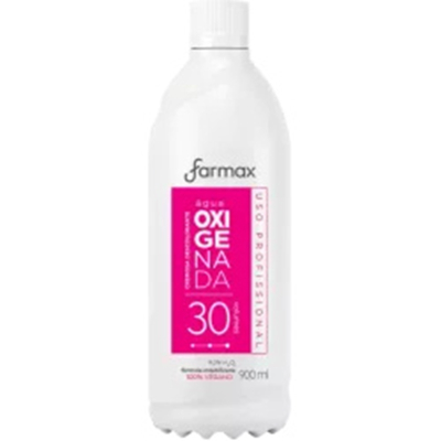 Agua oxigenada cremosa 30 vol 900ml farmax