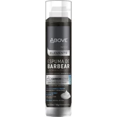 ESPUMA DE BARBA ABOVE CARVAO ATIVADO AL 150ML/145G