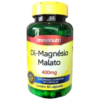 Di-magnesio malato 400mg c/60 cps maxinutri