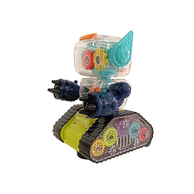 Brinquedo robo de plastico a pilha tk-ab3771