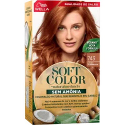 Tint. soft color 743 louro acobreado