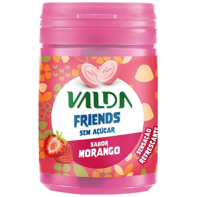 Valda friends mini garrafa morango 50g