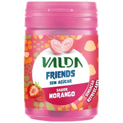 VALDA FRIENDS MINI GARRAFA MORANGO 50G