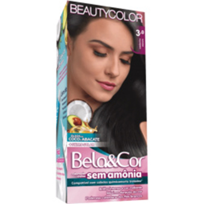 Tint. belacor sem amonia kit 03.0 cast esc *