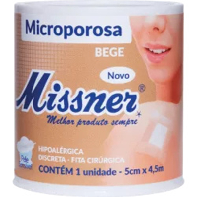 Fita micr. 5cmx4,5m bege missner