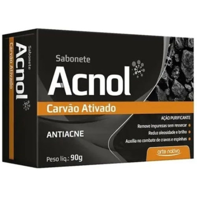 Acnol carvao ativado 90g