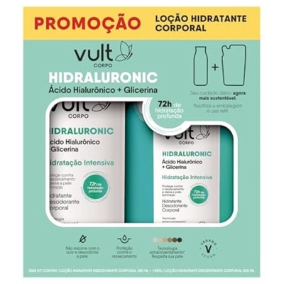 Hidratante vult 350ml + refil 300ml hidrat intens