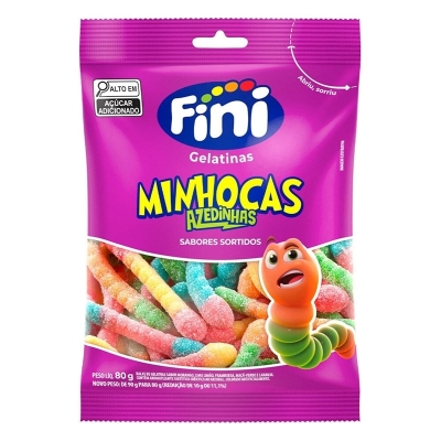 FINI BALA GEL MINHOCA CITRICAS 100G
