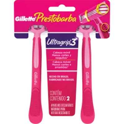 Prestobarba ultragrip 3 fem 2