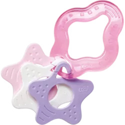 Mordedor clean c/estrela rs bl 7041-01-rosa, mordedor clean c\ estrela rosa ref 704101ref 7041