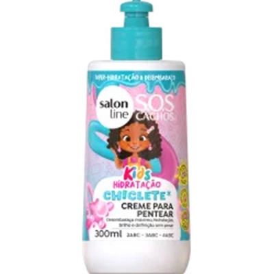 CREME DE PENTEAR SALON LINE 300ML SOS CACHOS KIDS HID CHIC CON 
