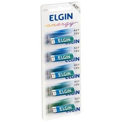 Bateria a27 alcalina blister c 5 8148 elgin