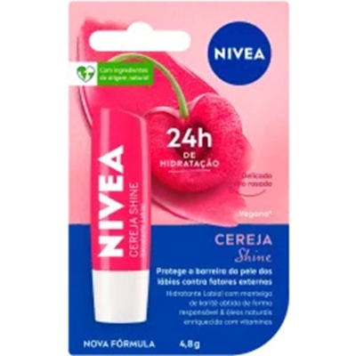 PROTETOR LABIAL NIVEA 4,8G CEREJA SHINE