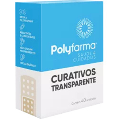 Curativo polyfarma 40un transp