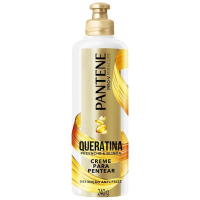 Cr. pentear pantene queratina 240g 