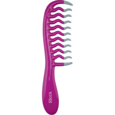 Pente ricca cachos ondas pink