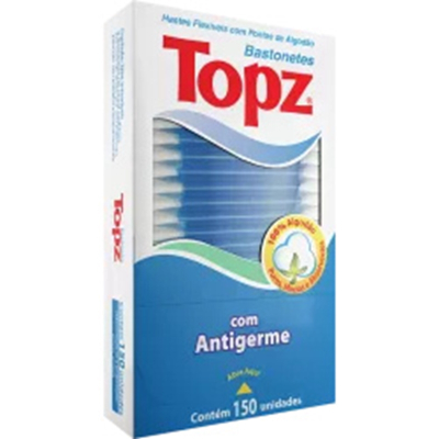 Hastes flexivel topz 150un po, topz bastones cx c/ 150 unid
