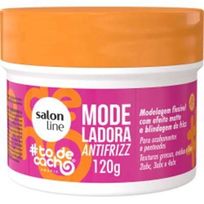 Modeladora salon line 120g todecacho antifrizz cond*