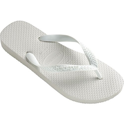Sandalia havaiana top branco 37/38