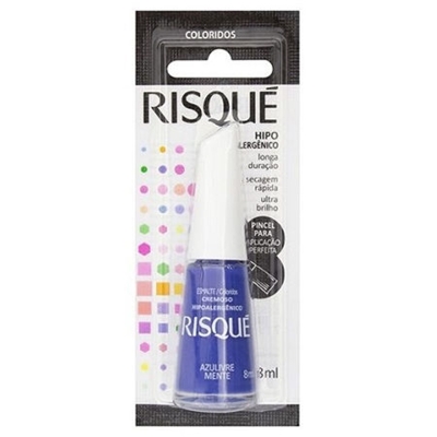 ESMALTE RISQUE CREME 8ML BL AZUL LIVRE MENTE 