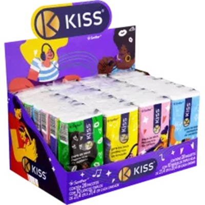 LENCO DE PAPEL FACIAL KISS COM 10 214X214MM, PAPEL KISS BOLSO 10LENCO