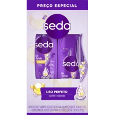Kit seda liso perf sh 300ml+cond 190ml sn