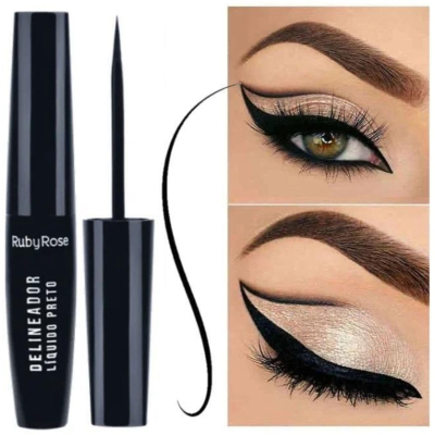 Delineador liquido preto hb-8406