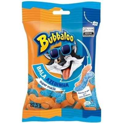Bala bubbaloo 82,5g azedinha(e)