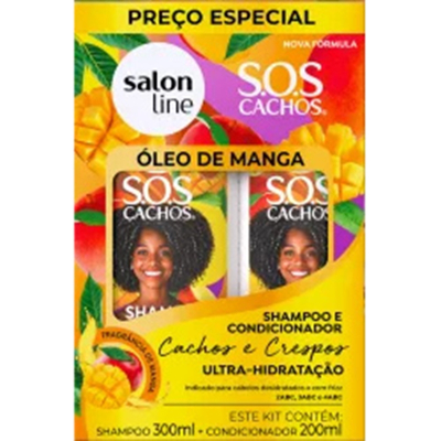 Kit sh 300ml + cond 200ml sos cachos oleo manga 32910