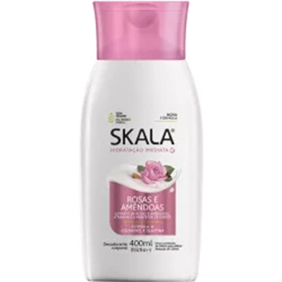 Des. skala corporal rosas e amendoas 400ml hidratacao imediata