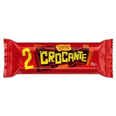Chocolate garoto 025g crocante