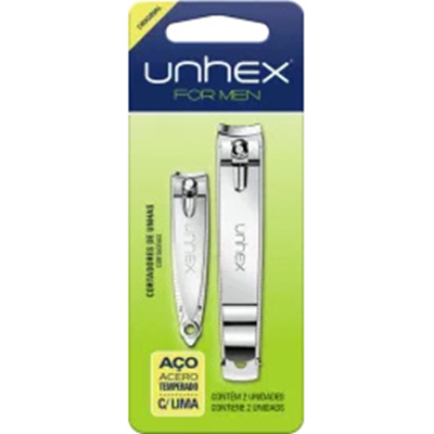 Cortadores de unhas c/lixa, merheje cortador de unha unhex maos + pes