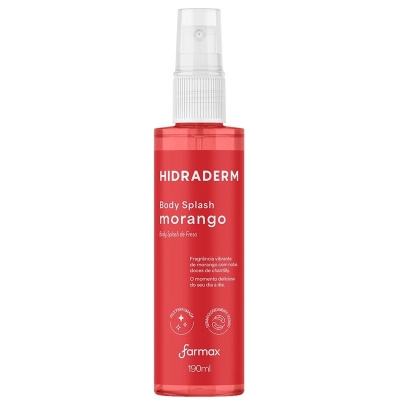 Body splash hidraderm morango 190ml 