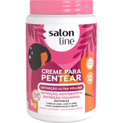 CREME DE PENTEAR SALON LINE 1KG DEFINICAO ULTRA VOLUME 32445