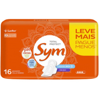 Abs. sym cobertura seca c/abas l16p14, sym 360 ultra seca cabas c16un l16p14 santher