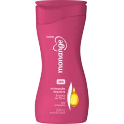Hidratante monange 200ml pele extra seca