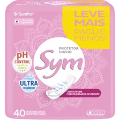 ABSORVENTE SYM COM 40 COM PERFUME PRO, SYM PROT C PERF 40
