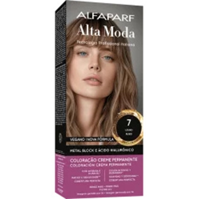 Tint. alta moda 7.0 louro mel, tint 70 louro
