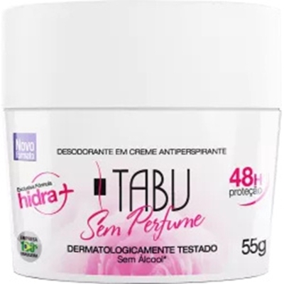 Des. tabu cr 55g sem perfume